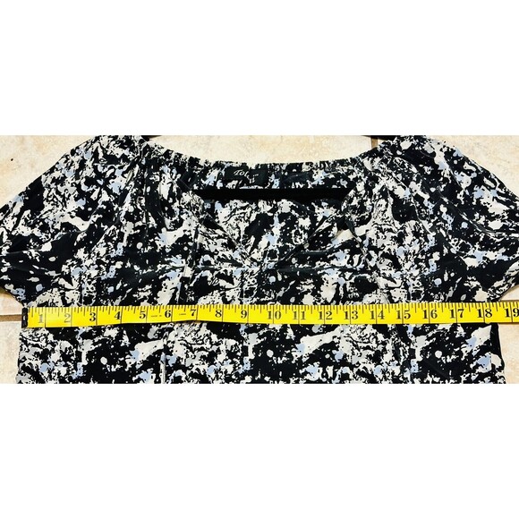 Anthropologie Size S Colorful Tolani Silk Blouse Boho Art to Wear Office - Picture 8 of 10